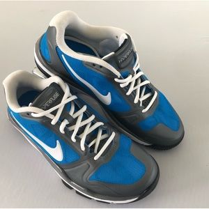 Nike vapor TX Max , Hyperfuse , blue / grey , size 9